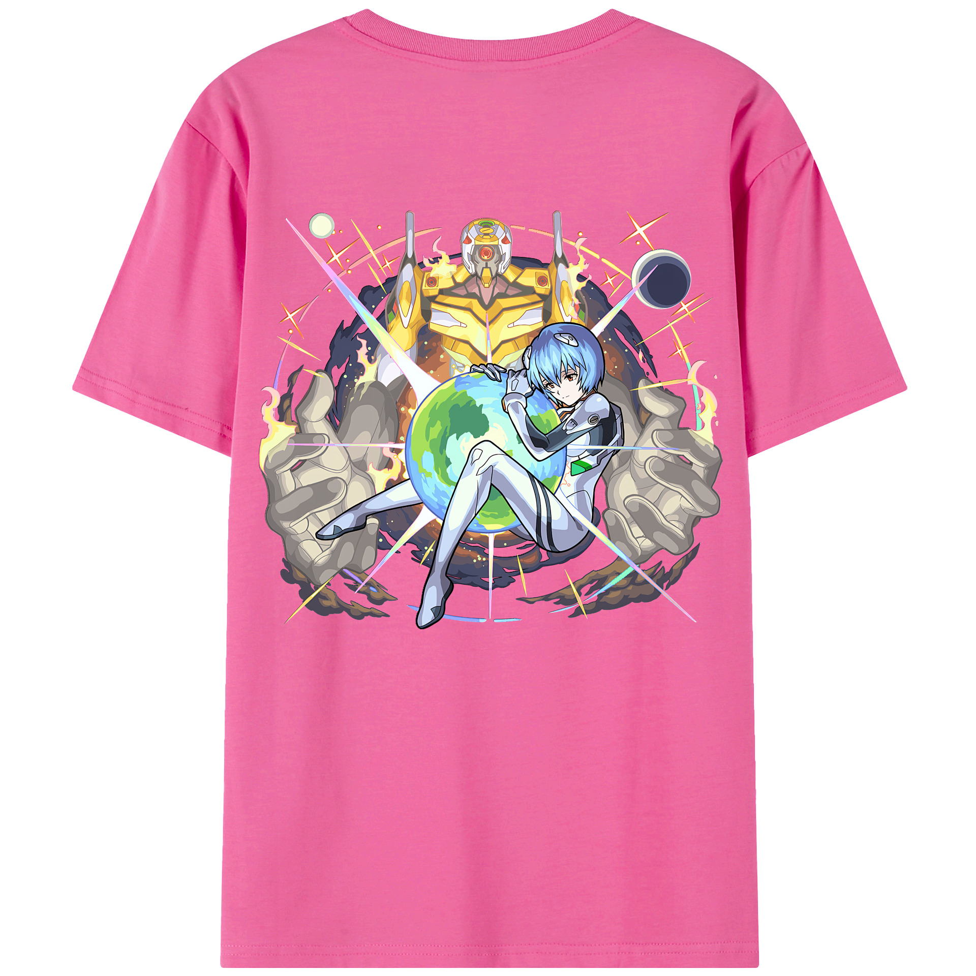 （画像用） EVA 新世紀エヴァンゲリオン レディース半袖Tシャツ(バックプリント)